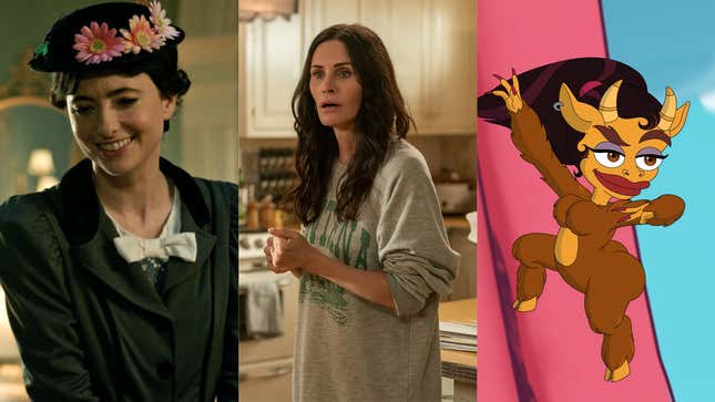 Sarah Sherman in Chucky; Courteney Cox in Shining Vale; Big Mouth