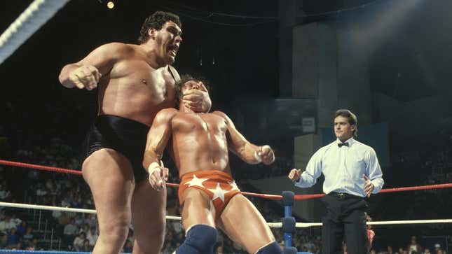 Andre The Giant versus “Macho Man” Randy Savage